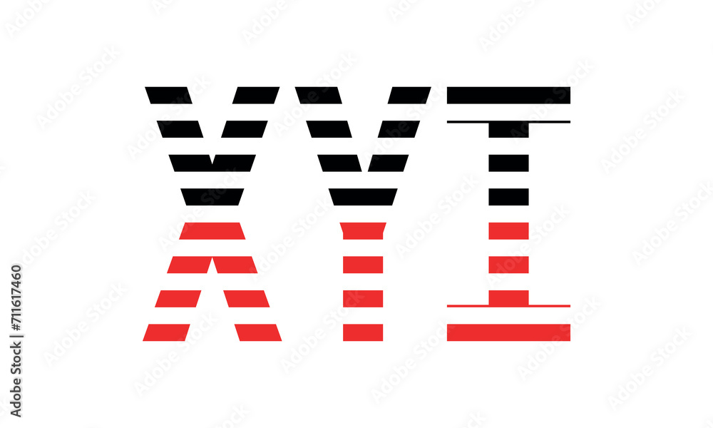 Fototapeta premium XYI three initial letter iconic line negative space minimal logo design vector template. monogram, abstract, wordmark, business, typography, minimalist, brand, company, flat, modern, unique, simple