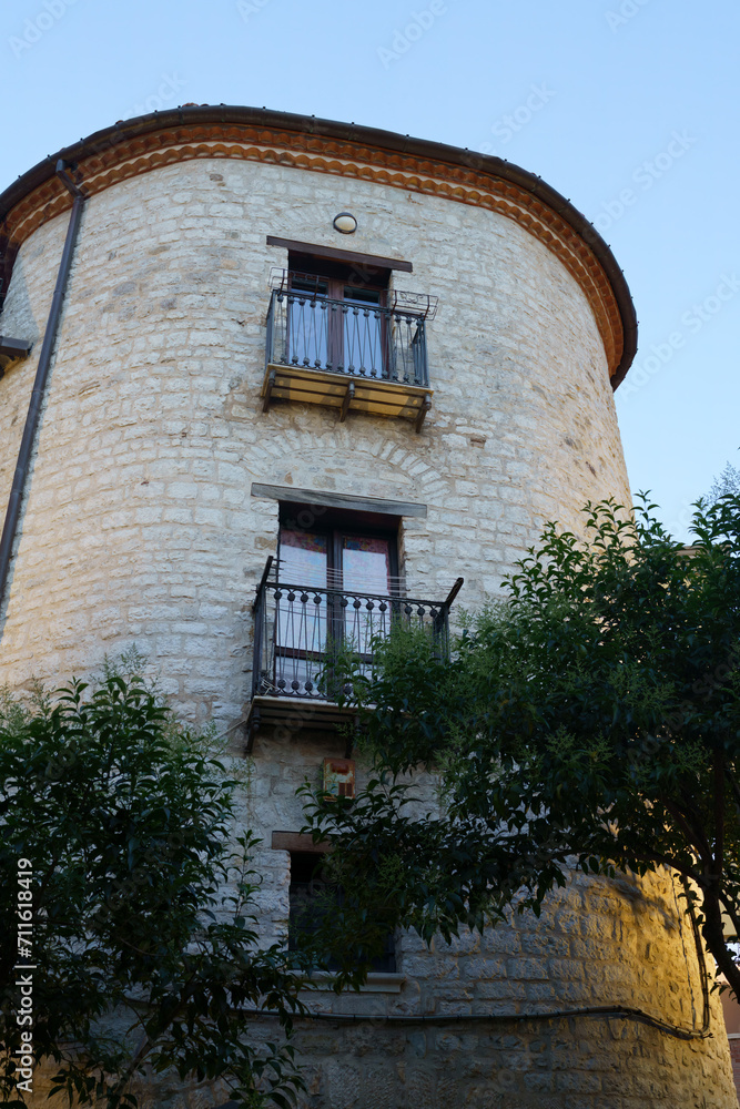 Historic buildings of Potenza, Basilicata, italy