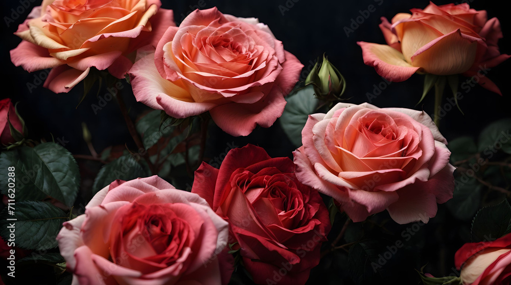 bunch of pink roses bunch of pink roses