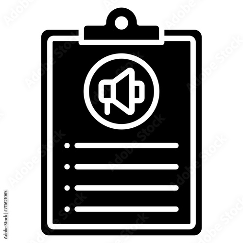 Market List icon vector image. Can be used for Marketing Technology.