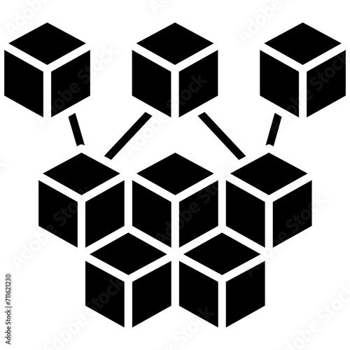 Modular Design icon vector image. Can be used for Economy.