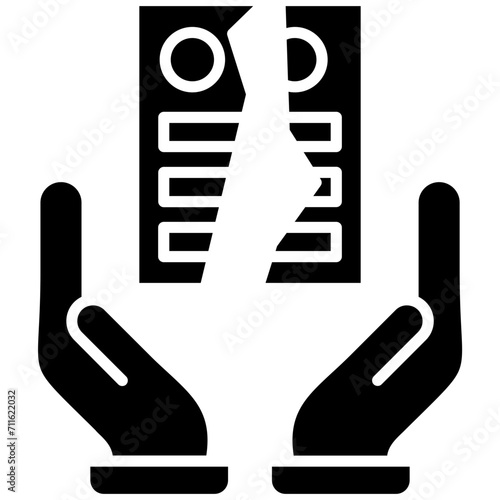 Dematerialization icon vector image. Can be used for Economy.