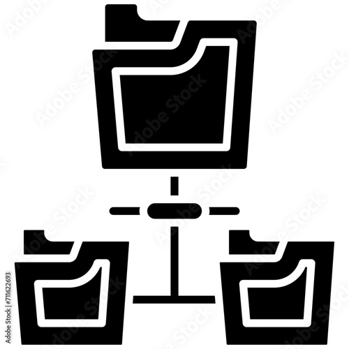 File System icon vector image. Can be used for Web Hosting.