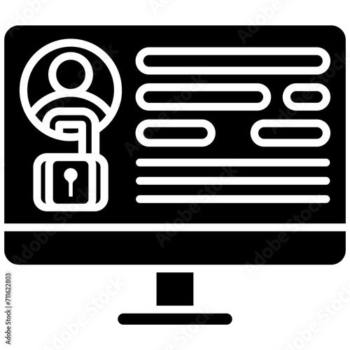 Login icon vector image. Can be used for Web Hosting.