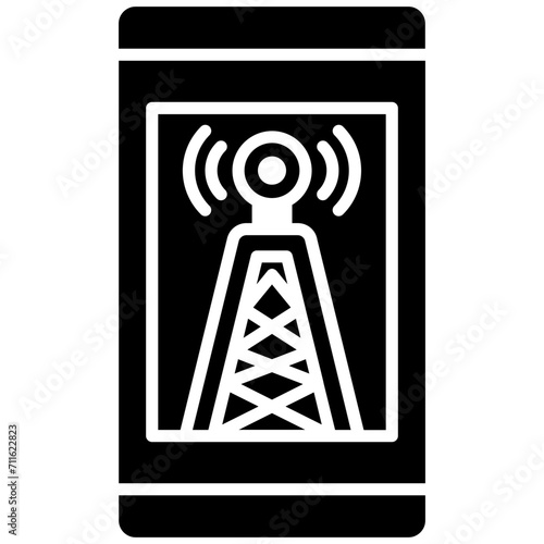 Mobile Network icon vector image. Can be used for Web Hosting.