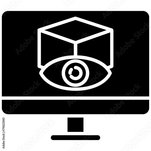 Monitoring Software icon vector image. Can be used for Web Hosting.