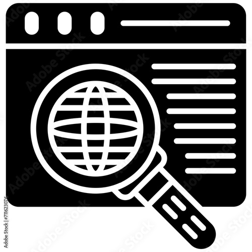 Seo icon vector image. Can be used for Web Hosting.