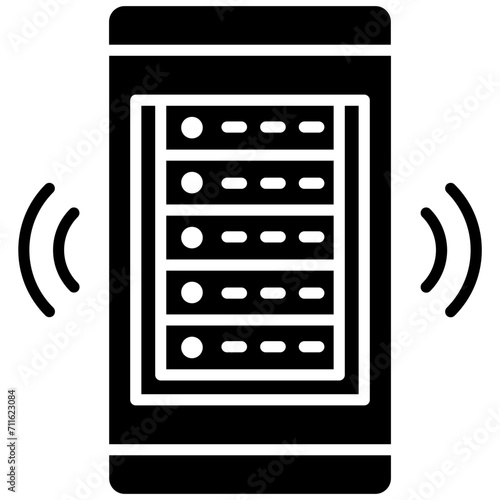 Server Control icon vector image. Can be used for Web Hosting.