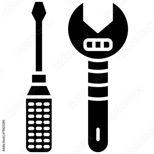 Technical Tools icon vector image. Can be used for Web Hosting.