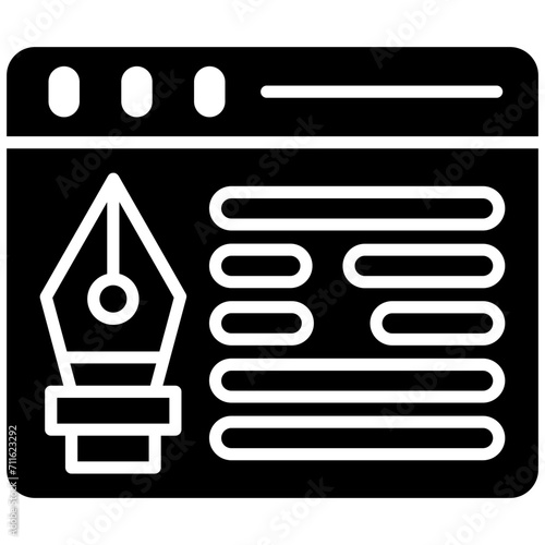 Web Design icon vector image. Can be used for Web Hosting.