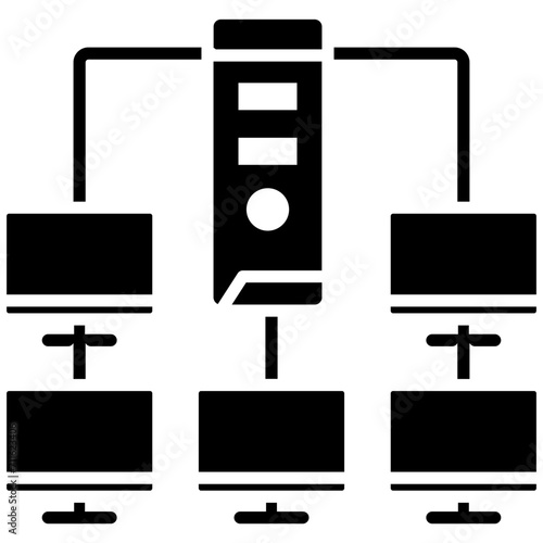 Workstation icon vector image. Can be used for Web Hosting.