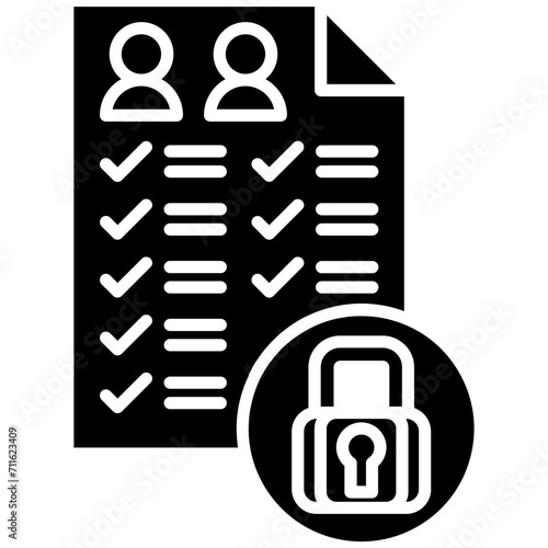 Access Control icon vector image. Can be used for Web Hosting.