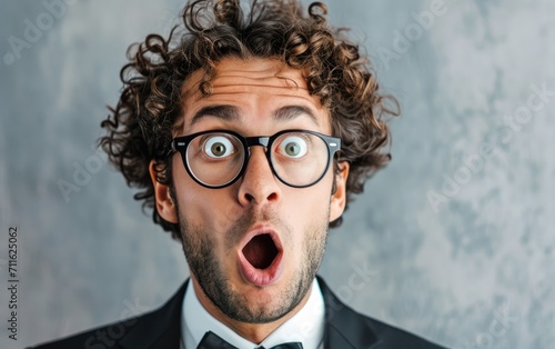 Surprised shocked  business...