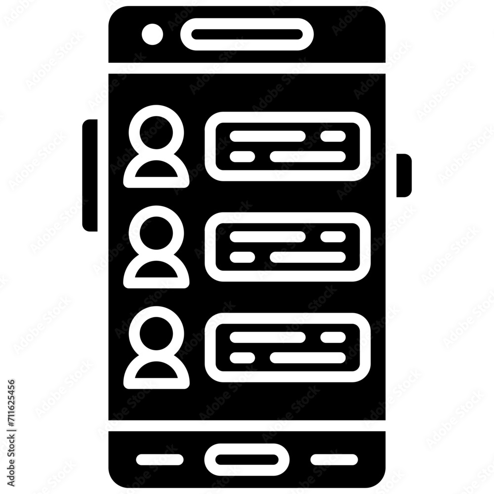 Fototapeta premium Customer Reviews icon vector image. Can be used for Mobile App Development.