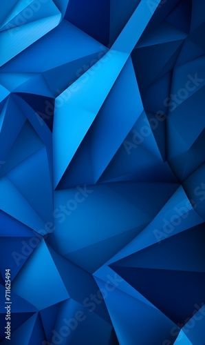 Abstract blue polygonal background texture