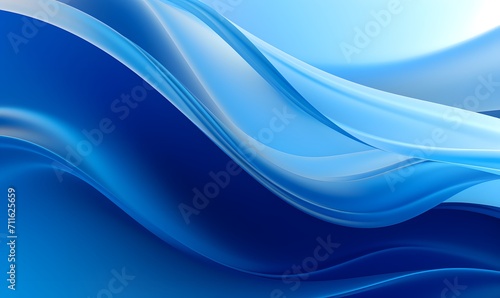 Abstract blue background with some smooth lines