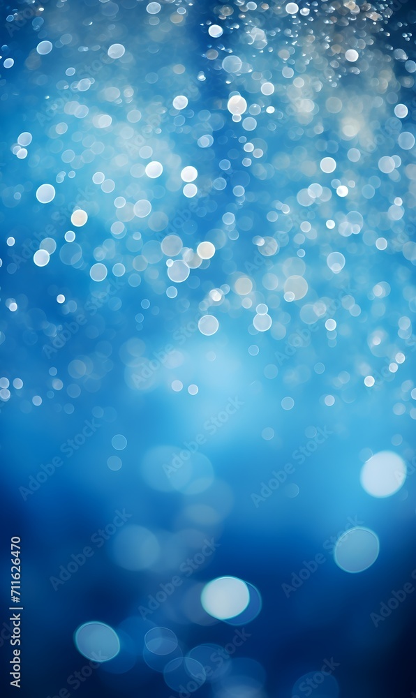 Abstract background with blue bokeh lights Abstract background with blue bokeh lights