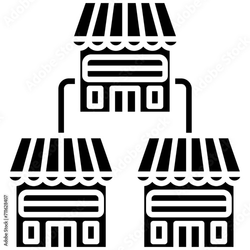 Franchise icon vector image. Can be used for Startup.