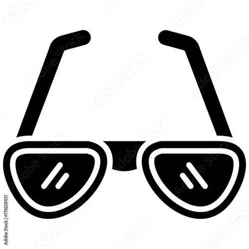 Glasses icon vector image. Can be used for Startup.