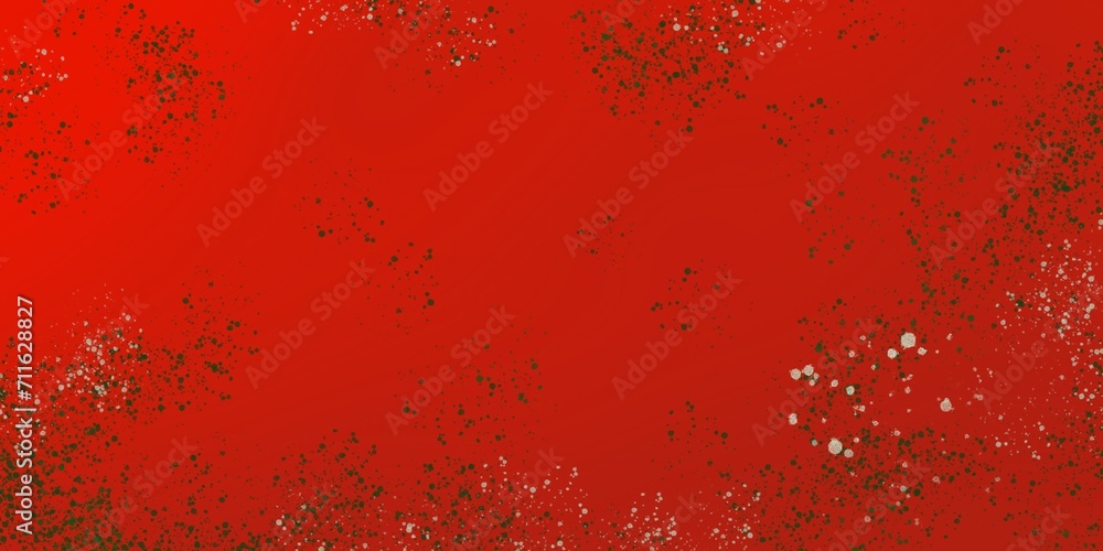 Background Red with Spark or splash Green and grey abstract texture for banner, poster, header web.