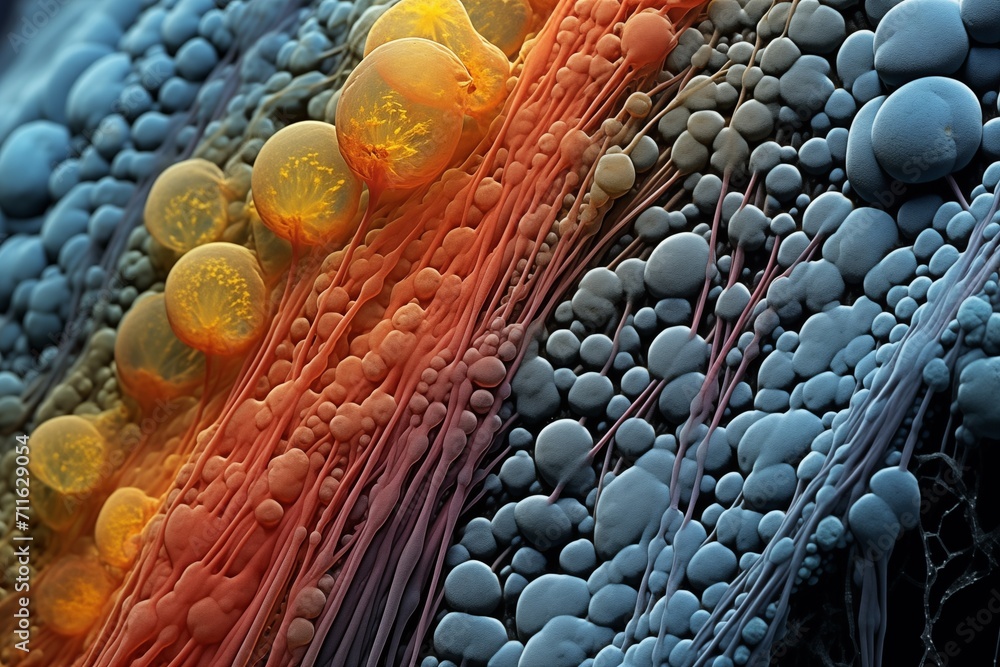 Obraz premium Electron microscopic plankton 