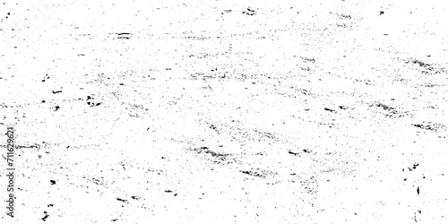 Grunge black and white pattern. Monochrome particles abstract texture. Dark design background surface. Gray printing element