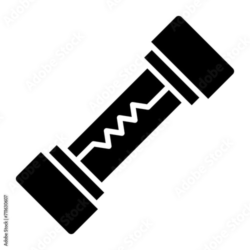 Fuse icon vector image. Can be used for Electric Circuits.