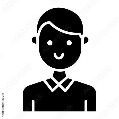 Male icon vector image. Can be used for Humans.