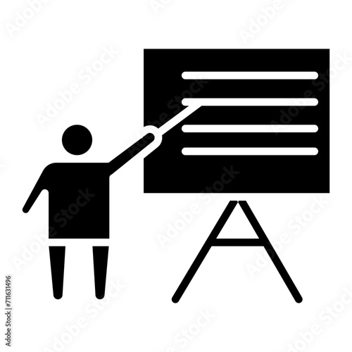 Teacher icon vector image. Can be used for Humans.