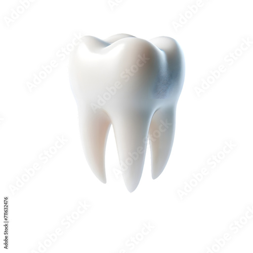 Tooth isolated on transparent or white background. Png