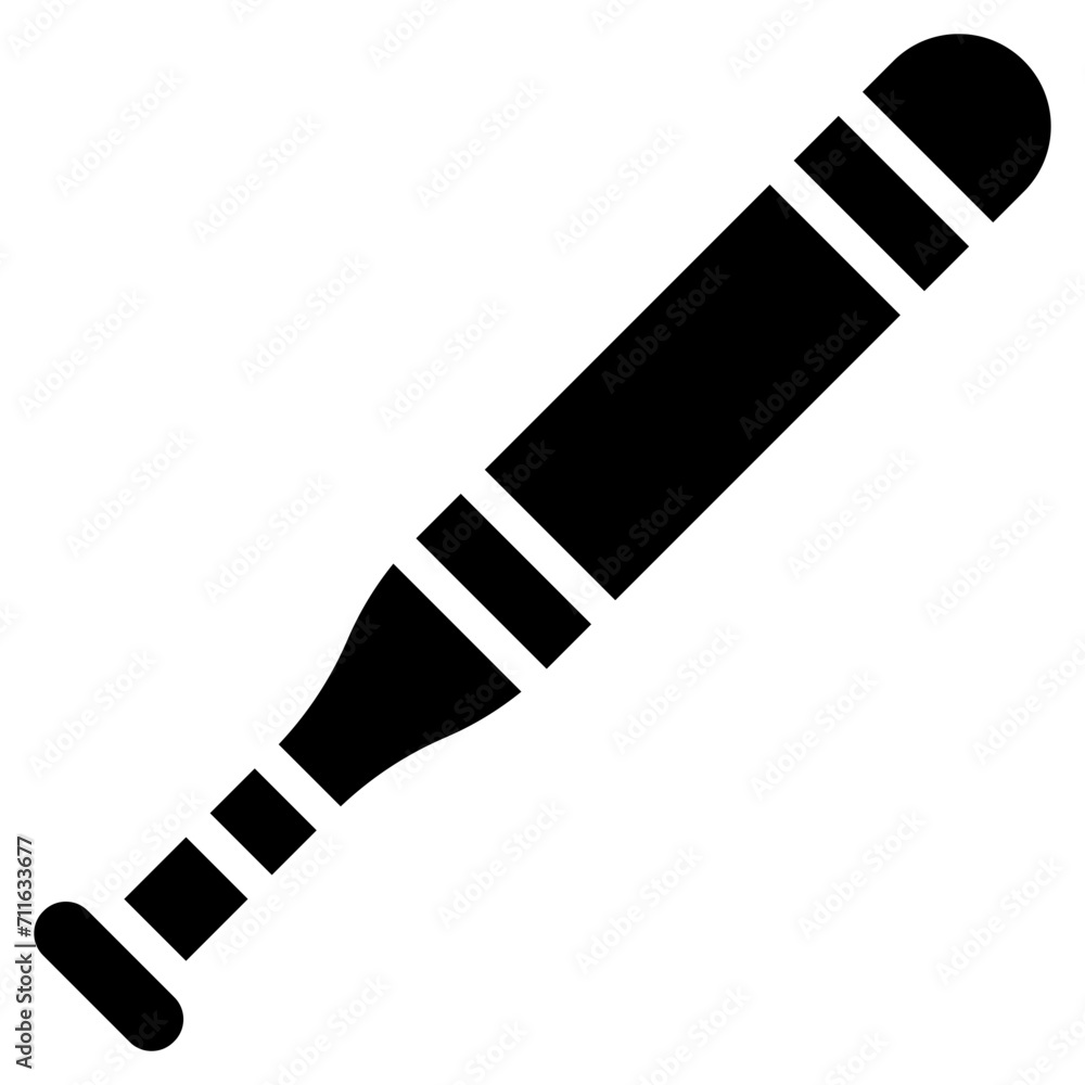 Baseball Bat icon vector image. Can be used for Outdoor Fun.