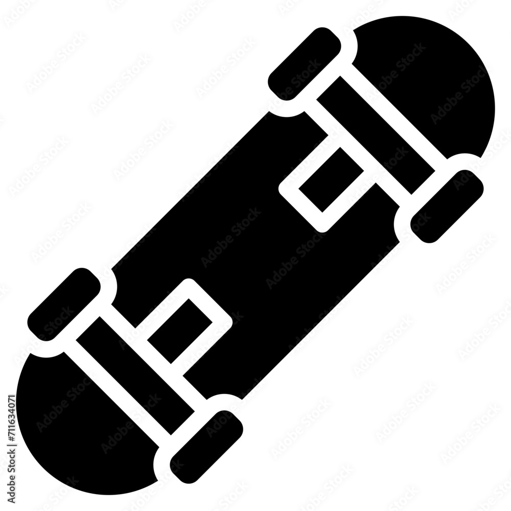 Skateboard icon vector image. Can be used for Outdoor Fun. Skateboard icon vector image. Can be used for Outdoor Fun.