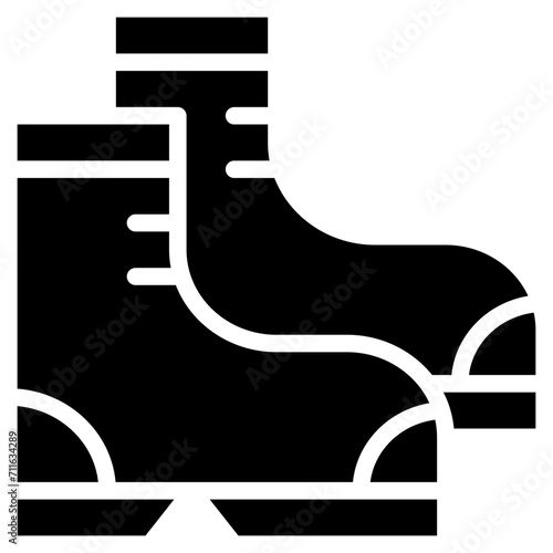 Snowshoes icon vector image. Can be used for Outdoor Fun.