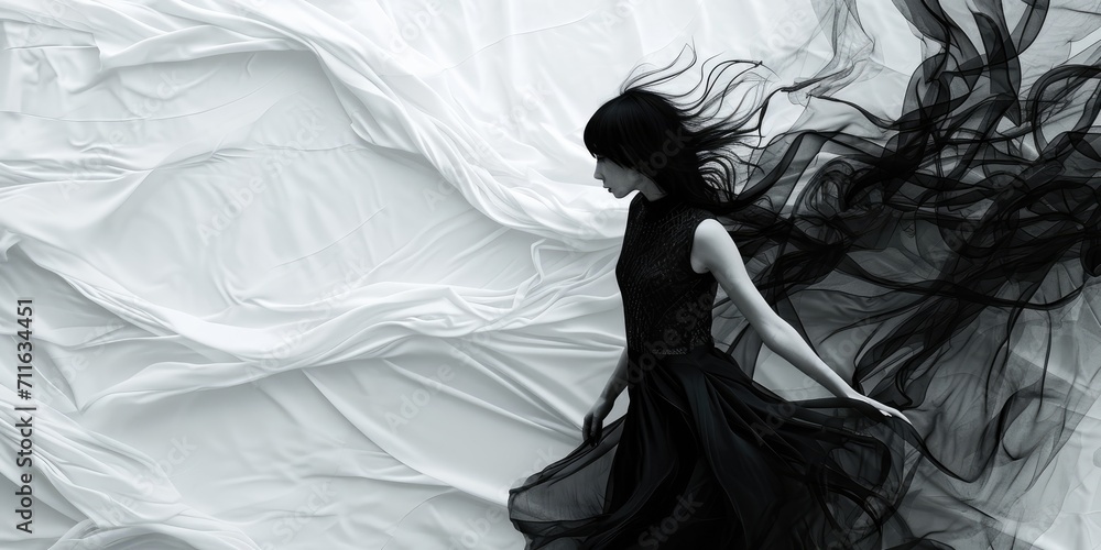 Woman With Black Curly Long Hair O Woman With Black Curly Long Hair O