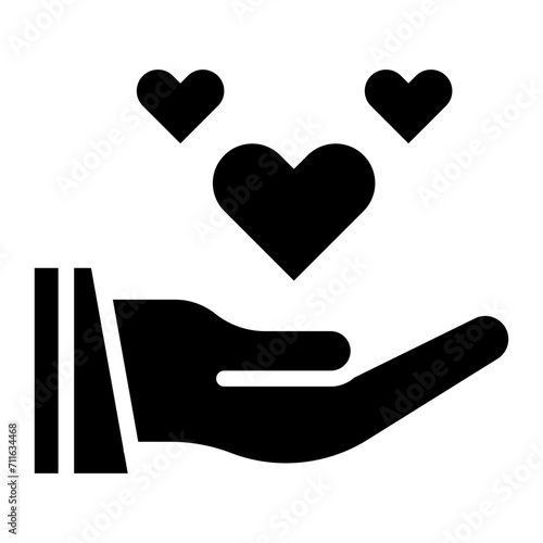 Compassion icon vector image. Can be used for Personality Traits.