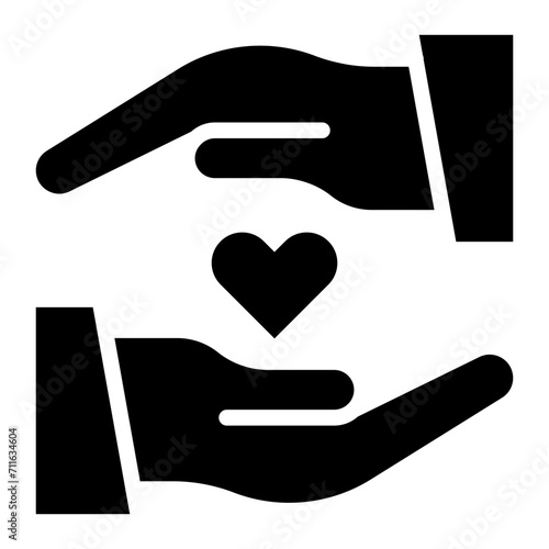 Kindness icon vector image. Can be used for Personality Traits.