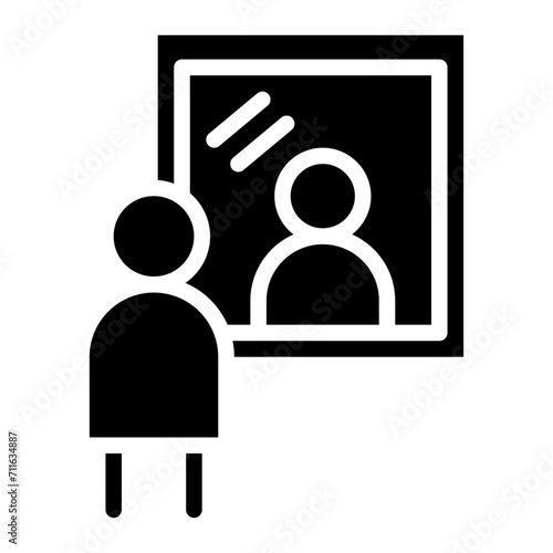 Self Awareness icon vector image. Can be used for Personality Traits.