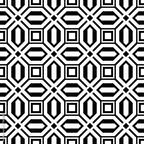 Seamless models. Modern stylish texture. Monochrome, simple. Vector.