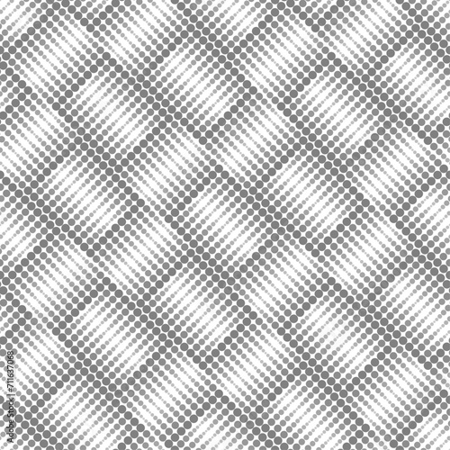 Vector seamless models. The composition of regularly repeating points, circles. Monochrome, simple.