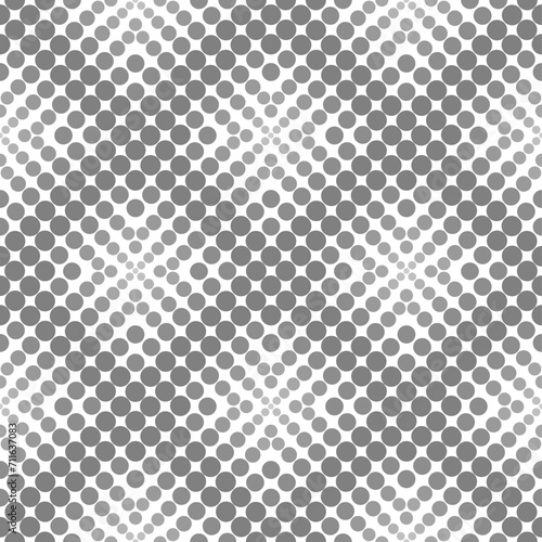Vector seamless models. The composition of regularly repeating points, circles. Monochrome, simple.