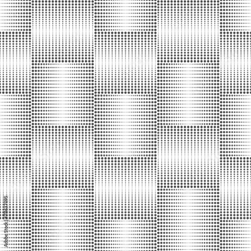 Vector seamless models. The composition of regularly repeating points, circles. Monochrome, simple.