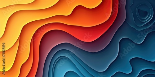 Rainbow abstraction as a background, waves, geometric shapes and figures, color combinations, wallpapers. photo