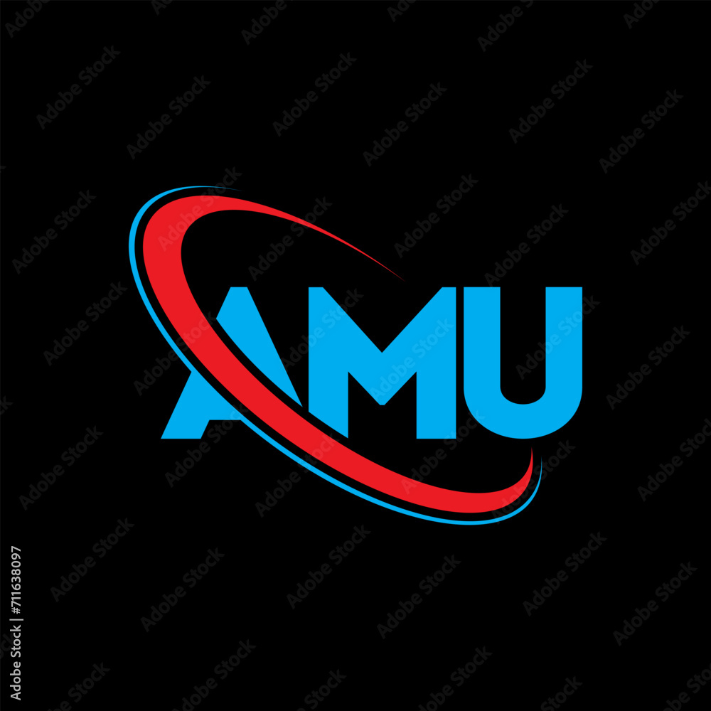 AMU logo. AMU letter. AMU letter logo design. Initials AMU logo linked with circle and uppercase monogram logo. AMU typography for technology, business and real estate brand. AMU logo. AMU letter. AMU letter logo design. Initials AMU logo linked with circle and uppercase monogram logo. AMU typography for technology, business and real estate brand.