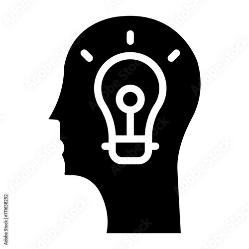 Inspiration icon vector image. Can be used for Leadership.
