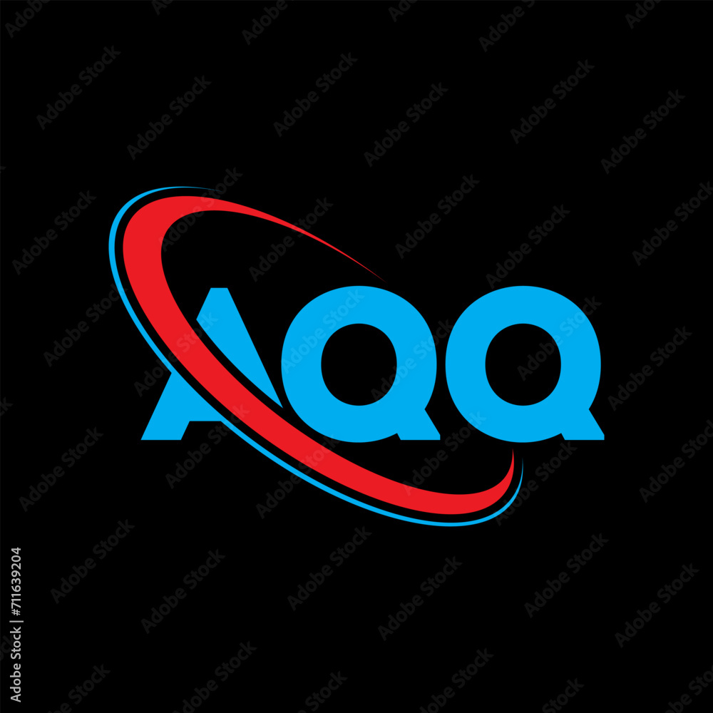 Obraz premium AQQ logo. AQQ letter. AQQ letter logo design. Initials AQQ logo linked with circle and uppercase monogram logo. AQQ typography for technology, business and real estate brand.
