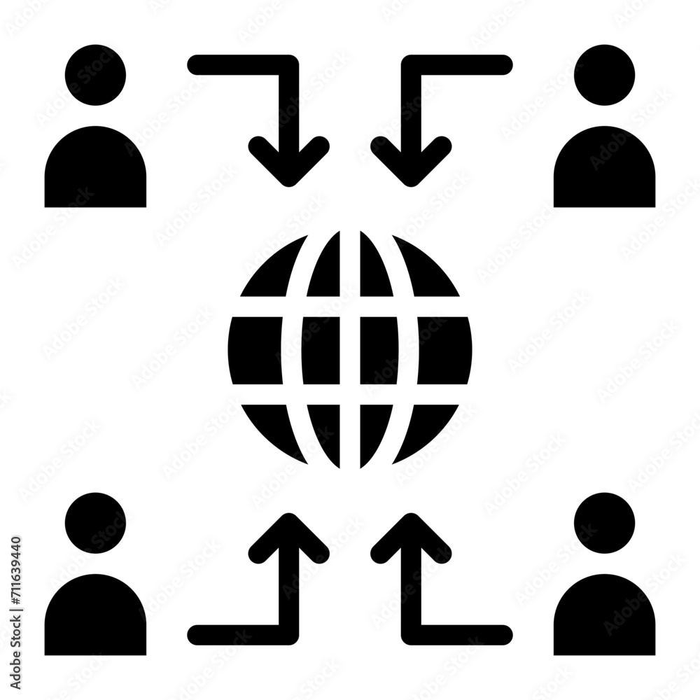 Network Accessibility icon vector image. Can be used for Networking. Network Accessibility icon vector image. Can be used for Networking.