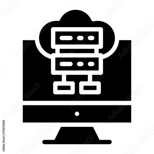 Network Virtualization icon vector image. Can be used for Networking.