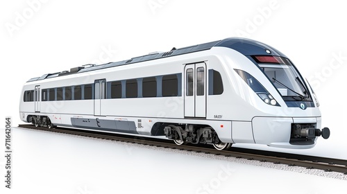 Passenger  car isolated on a white background, with clipping path. Full Depth of field. Focus stacking, side view.
