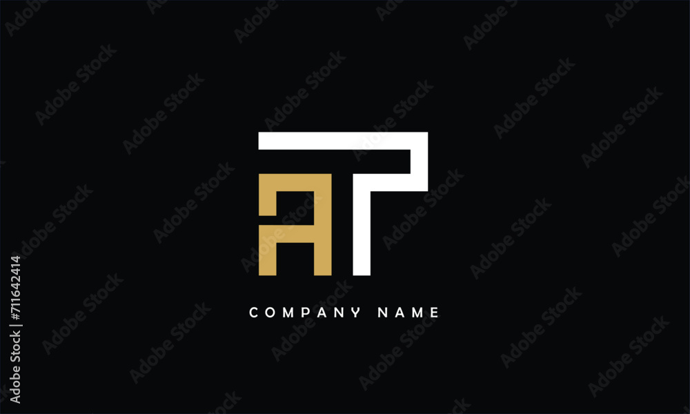 AP, PA, A, P Abstract Letters Logo Monogram AP, PA, A, P Abstract Letters Logo Monogram
