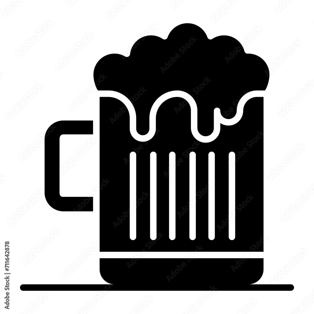 Beer mug icon vector image. Can be used for Fathers Day. Beer mug icon vector image. Can be used for Fathers Day.